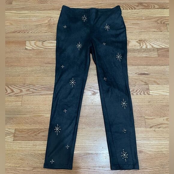 Free People Vegan Star Embellished Leggings Size 27 - Picture 8 of 9